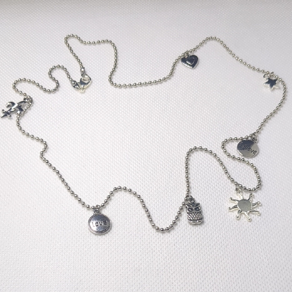 Silver Charm Necklace